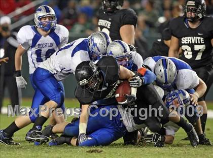 Thumbnail 2 in Rocklin vs. Servite (CIF State D2 Final) photogallery.