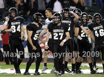 Thumbnail 3 in Rocklin vs. Servite (CIF State D2 Final) photogallery.