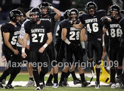 Thumbnail 1 in Rocklin vs. Servite (CIF State D2 Final) photogallery.
