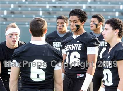 Thumbnail 2 in Rocklin vs. Servite (CIF State D2 Final) photogallery.