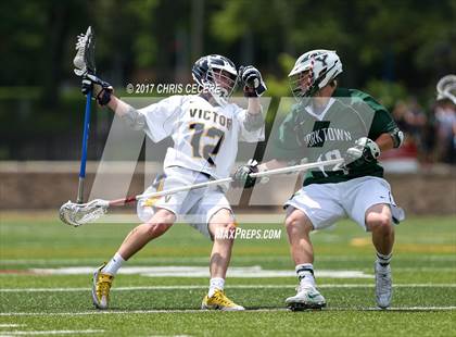 Thumbnail 2 in Victor vs. Yorktown (NYSPHSAA Class B Final) photogallery.