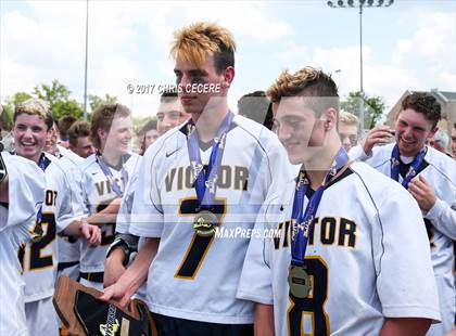 Thumbnail 3 in Victor vs. Yorktown (NYSPHSAA Class B Final) photogallery.