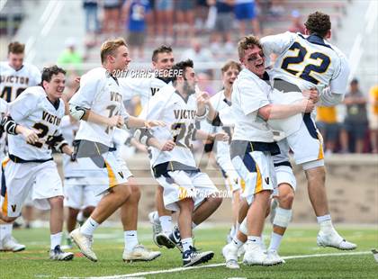 Thumbnail 3 in Victor vs. Yorktown (NYSPHSAA Class B Final) photogallery.
