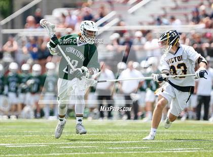 Thumbnail 2 in Victor vs. Yorktown (NYSPHSAA Class B Final) photogallery.