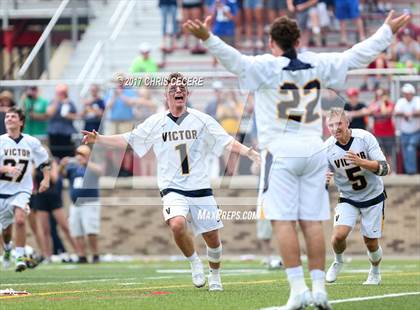 Thumbnail 3 in Victor vs. Yorktown (NYSPHSAA Class B Final) photogallery.