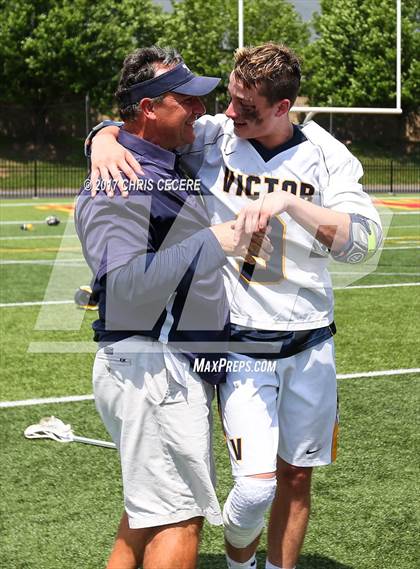 Thumbnail 2 in Victor vs. Yorktown (NYSPHSAA Class B Final) photogallery.