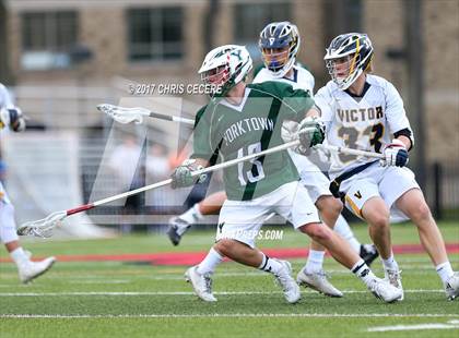 Thumbnail 2 in Victor vs. Yorktown (NYSPHSAA Class B Final) photogallery.