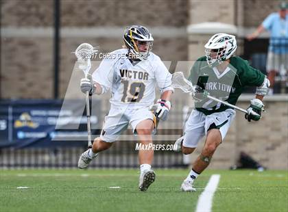 Thumbnail 3 in Victor vs. Yorktown (NYSPHSAA Class B Final) photogallery.