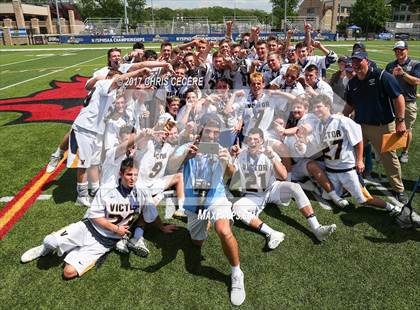 Thumbnail 2 in Victor vs. Yorktown (NYSPHSAA Class B Final) photogallery.
