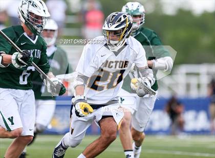 Thumbnail 2 in Victor vs. Yorktown (NYSPHSAA Class B Final) photogallery.