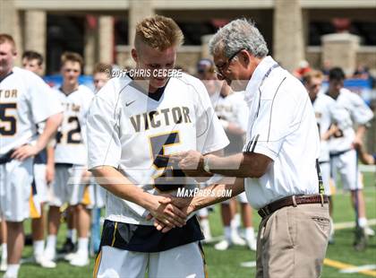 Thumbnail 3 in Victor vs. Yorktown (NYSPHSAA Class B Final) photogallery.