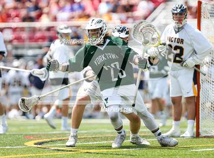 Thumbnail 2 in Victor vs. Yorktown (NYSPHSAA Class B Final) photogallery.