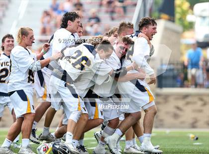 Thumbnail 3 in Victor vs. Yorktown (NYSPHSAA Class B Final) photogallery.