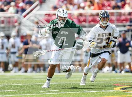 Thumbnail 2 in Victor vs. Yorktown (NYSPHSAA Class B Final) photogallery.
