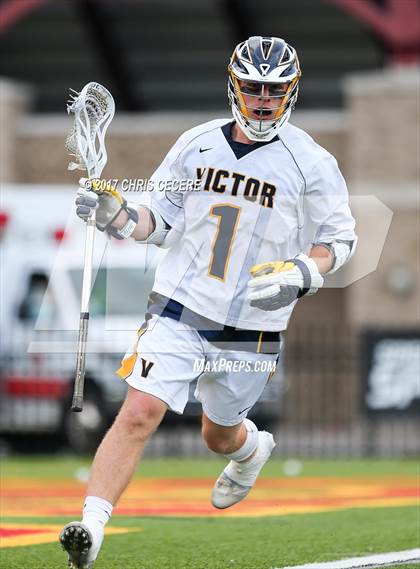 Thumbnail 3 in Victor vs. Yorktown (NYSPHSAA Class B Final) photogallery.