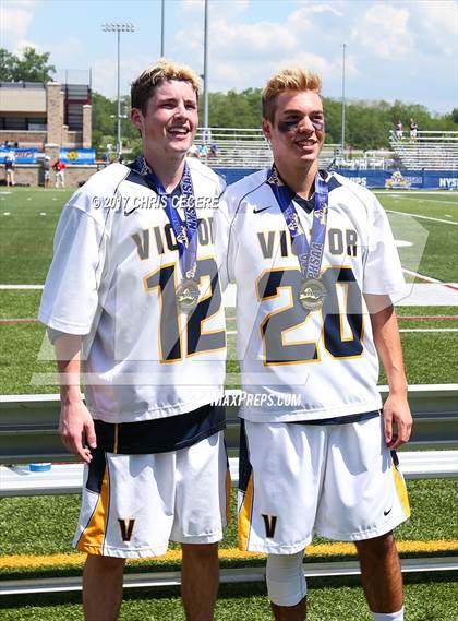 Thumbnail 3 in Victor vs. Yorktown (NYSPHSAA Class B Final) photogallery.