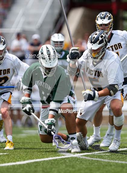 Thumbnail 2 in Victor vs. Yorktown (NYSPHSAA Class B Final) photogallery.