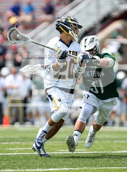 Thumbnail 3 in Victor vs. Yorktown (NYSPHSAA Class B Final) photogallery.