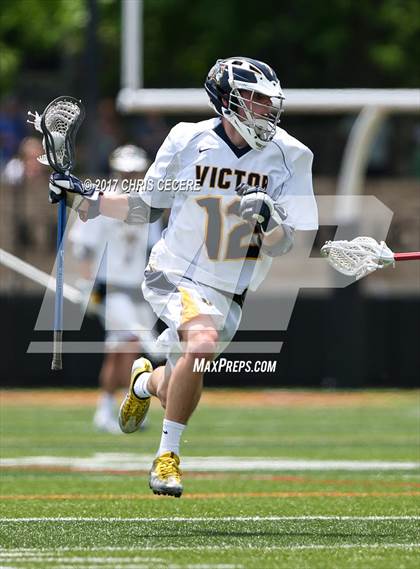 Thumbnail 3 in Victor vs. Yorktown (NYSPHSAA Class B Final) photogallery.