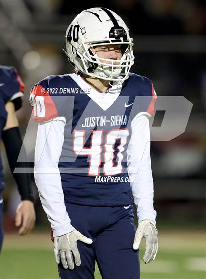 Thumbnail 3 in Justin-Siena vs. Pinole Valley (CIF NCS D6 Final) photogallery.