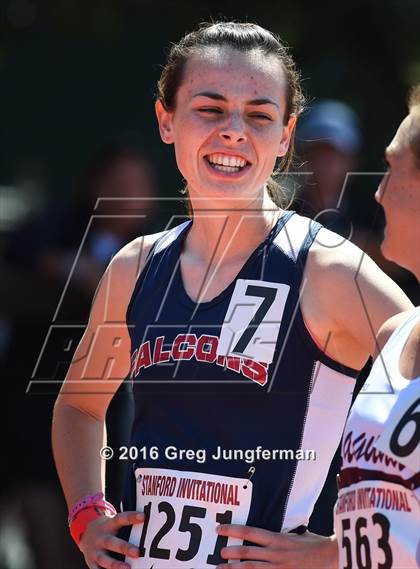 Thumbnail 1 in Stanford Invitational Girls Track photogallery.
