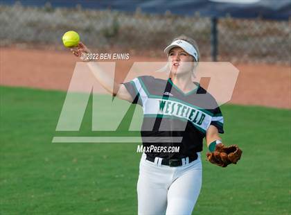 Thumbnail 2 in Westfield School vs Union Grove (Strong Rock Softball Invite) photogallery.