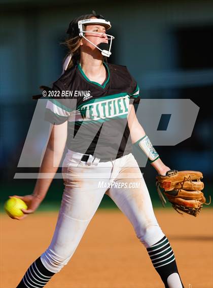 Thumbnail 1 in Westfield School vs Union Grove (Strong Rock Softball Invite) photogallery.