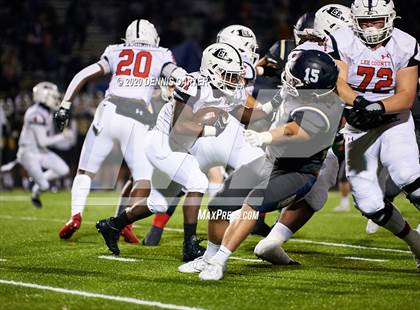 Thumbnail 3 in Lee County @ River Ridge (GHSA 6A Quarter Final) photogallery.