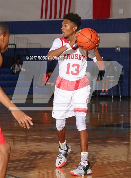 Thumbnail 3 in Crosby vs. Langham Creek (McDonald's Texas Invitational) photogallery.
