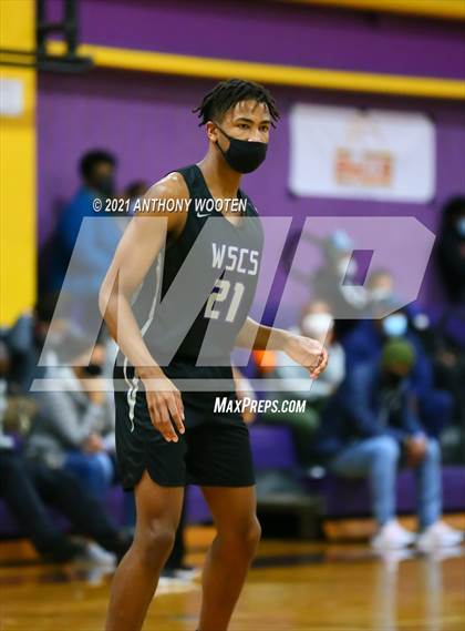 Thumbnail 3 in Winston-Salem Christian vs Word of God Christian Academy (Capital City New Years Showcase) photogallery.