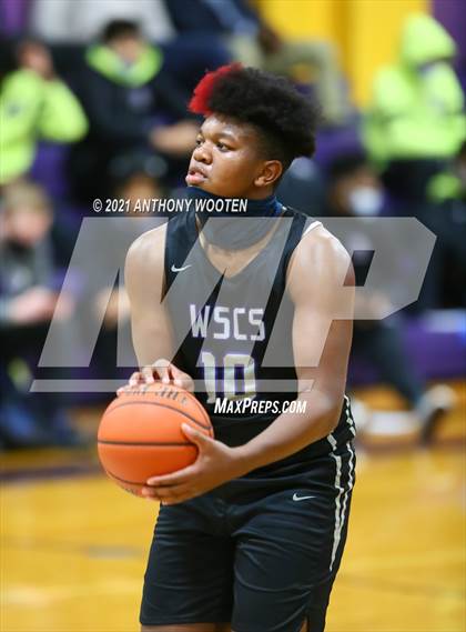 Thumbnail 1 in Winston-Salem Christian vs Word of God Christian Academy (Capital City New Years Showcase) photogallery.