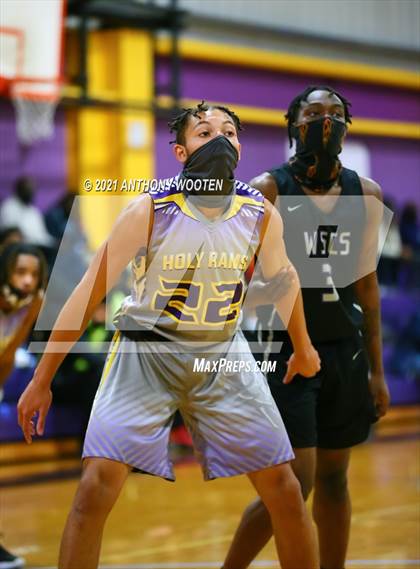 Thumbnail 2 in Winston-Salem Christian vs Word of God Christian Academy (Capital City New Years Showcase) photogallery.