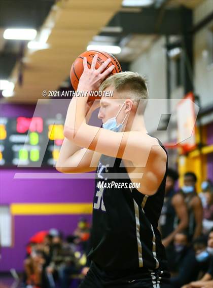 Thumbnail 1 in Winston-Salem Christian vs Word of God Christian Academy (Capital City New Years Showcase) photogallery.