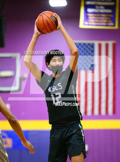 Thumbnail 3 in Winston-Salem Christian vs Word of God Christian Academy (Capital City New Years Showcase) photogallery.