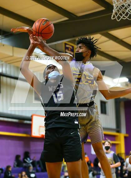 Thumbnail 1 in Winston-Salem Christian vs Word of God Christian Academy (Capital City New Years Showcase) photogallery.