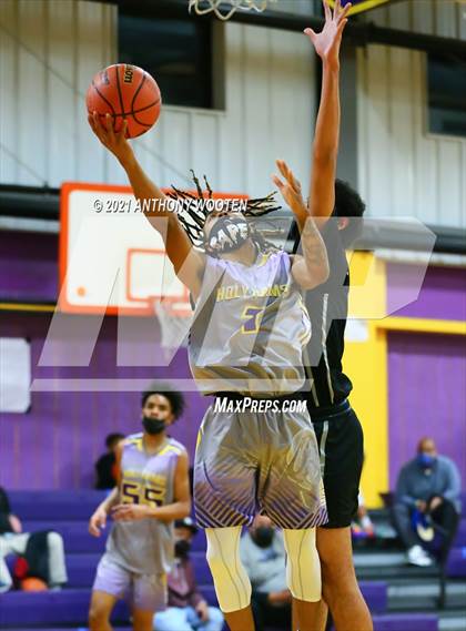 Thumbnail 3 in Winston-Salem Christian vs Word of God Christian Academy (Capital City New Years Showcase) photogallery.