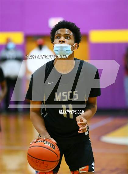 Thumbnail 1 in Winston-Salem Christian vs Word of God Christian Academy (Capital City New Years Showcase) photogallery.