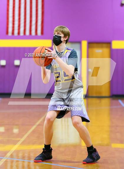 Thumbnail 1 in Winston-Salem Christian vs Word of God Christian Academy (Capital City New Years Showcase) photogallery.