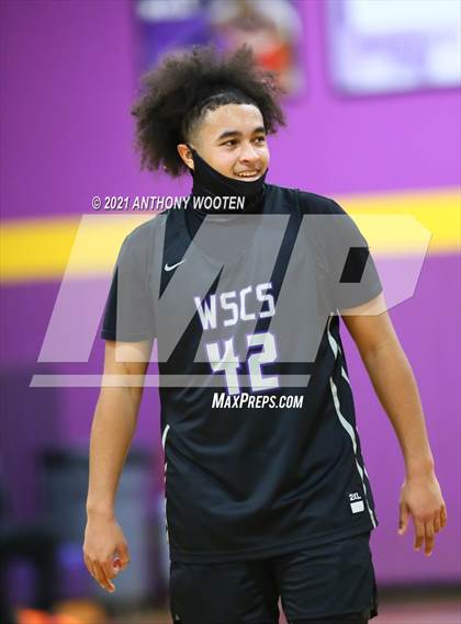 Thumbnail 1 in Winston-Salem Christian vs Word of God Christian Academy (Capital City New Years Showcase) photogallery.