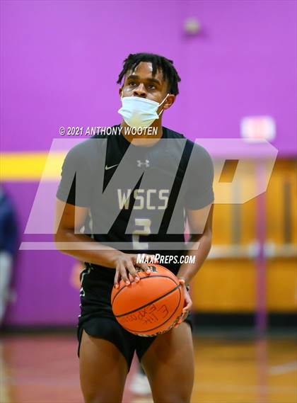 Thumbnail 2 in Winston-Salem Christian vs Word of God Christian Academy (Capital City New Years Showcase) photogallery.