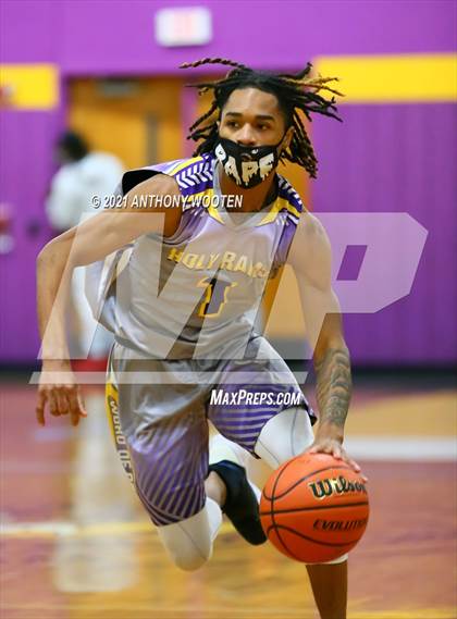 Thumbnail 1 in Winston-Salem Christian vs Word of God Christian Academy (Capital City New Years Showcase) photogallery.