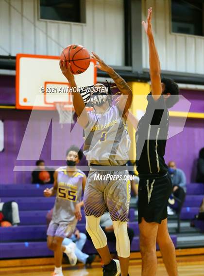Thumbnail 2 in Winston-Salem Christian vs Word of God Christian Academy (Capital City New Years Showcase) photogallery.