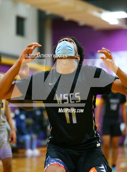 Thumbnail 2 in Winston-Salem Christian vs Word of God Christian Academy (Capital City New Years Showcase) photogallery.