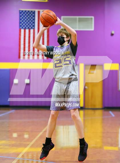 Thumbnail 2 in Winston-Salem Christian vs Word of God Christian Academy (Capital City New Years Showcase) photogallery.
