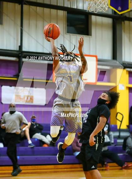 Thumbnail 1 in Winston-Salem Christian vs Word of God Christian Academy (Capital City New Years Showcase) photogallery.