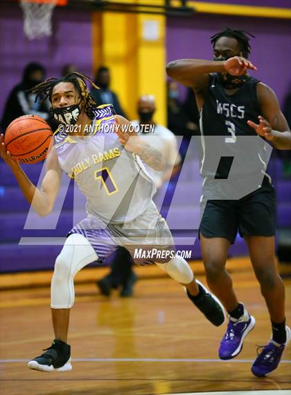 Thumbnail 2 in Winston-Salem Christian vs Word of God Christian Academy (Capital City New Years Showcase) photogallery.