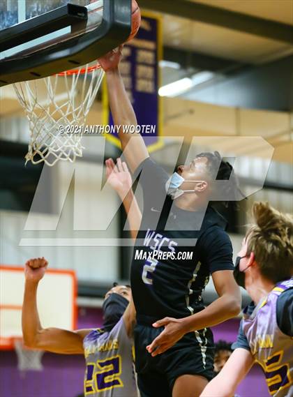 Thumbnail 3 in Winston-Salem Christian vs Word of God Christian Academy (Capital City New Years Showcase) photogallery.