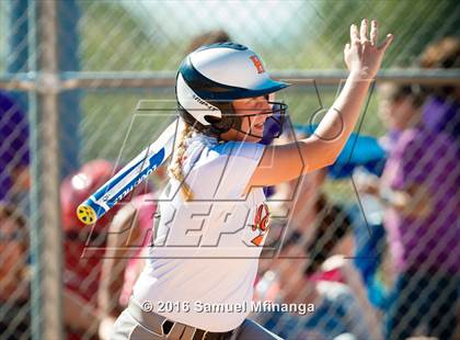 Thumbnail 3 in Hastings vs. Lincoln Southeast (Lincoln Public Schools Softball Classic) photogallery.