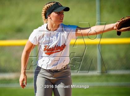 Thumbnail 2 in Hastings vs. Lincoln Southeast (Lincoln Public Schools Softball Classic) photogallery.
