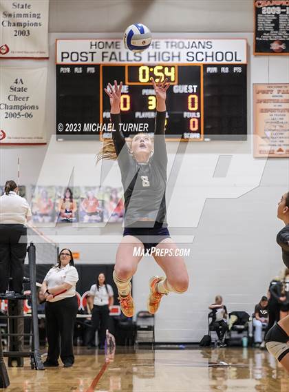 Thumbnail 3 in Twin Falls vs Skyview (IHSAA 4A First Round) photogallery.